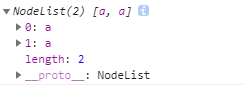 querySelectorAll